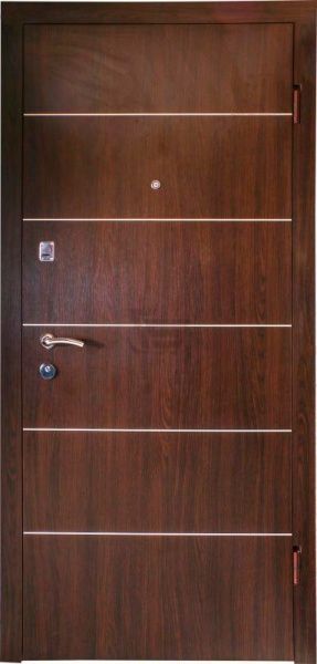Двері вхідні Новий Світ Лідер-3 ПМЛ-16 венге 2040x880мм праві