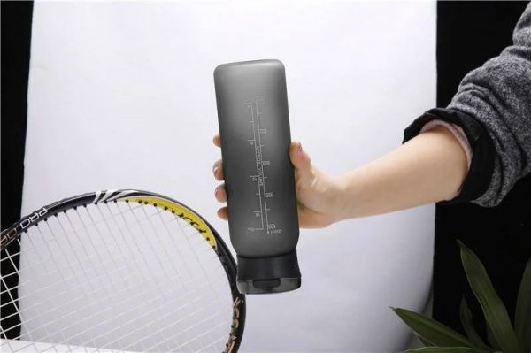 Пляшка для води 600 мл Casno сірий KXN-1196_Grey