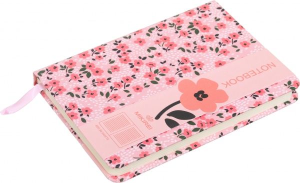 Блокнот Первые цветы 10,5x14,5 см розовый