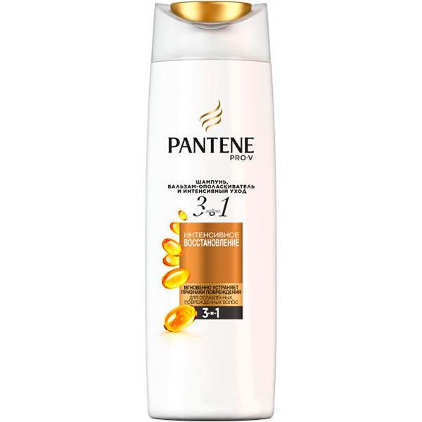 Шампунь 3 в 1 Pantene Интенсивное восстановление 360 мл
