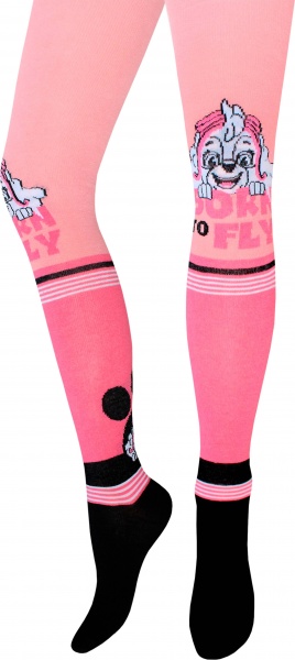 Колготки детские для девочек Conte-Kids 3277 Paw Patrol (рисунок) 367р.116-122 персиковый 