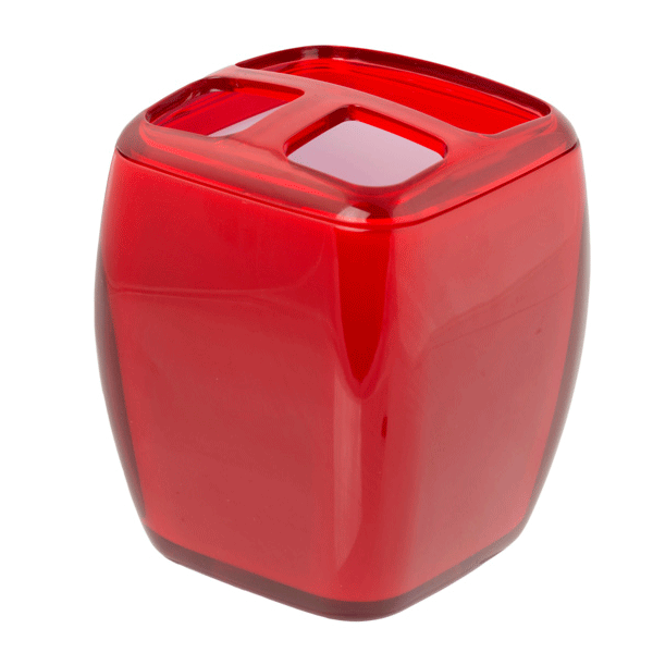 Стакан для зубных щеток Luna HA002 A красный