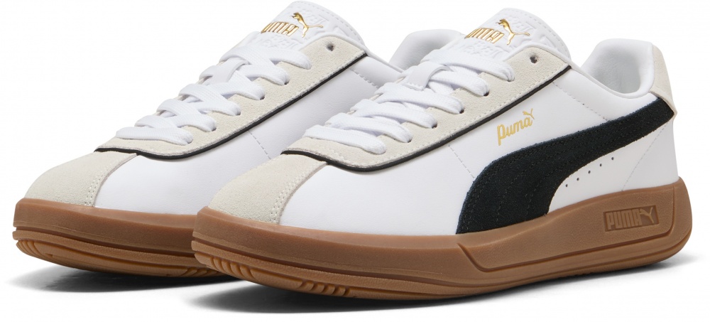 Кроссовки женские демисезонные Puma Club Klassika 40036401 р.38,5 белые с черным