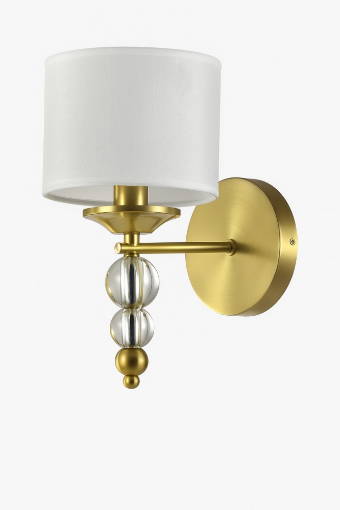 Светильник настенный Sensio Aurelia E14 белый/золото PR-PL321164W-1