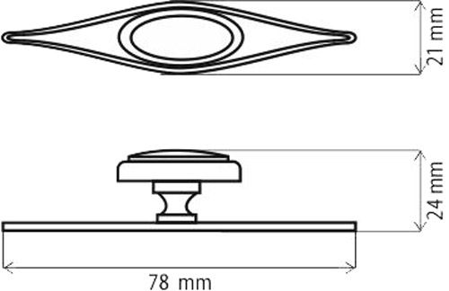 Меблева ручка DGG 42 DSD 07 G4 стара бронза DC