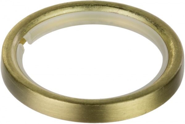 Кольцо с вкладышем 10 шт. Gardinia Chicago наборной d20 мм золото полированное 