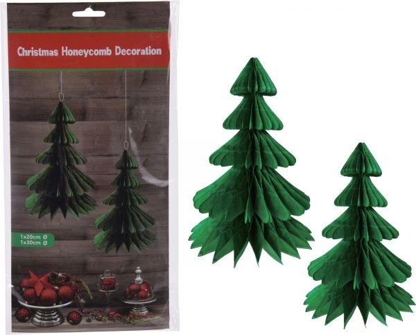 Декорация новогодняя Елки 150х200 и 200х300 мм 