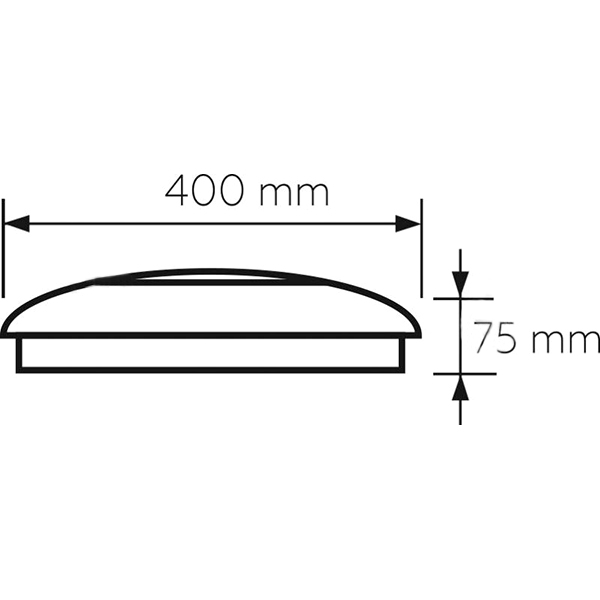 Світильник світлодіодний Eurolamp Amber N13 з пультом ДК 48 Вт білий 3000-6500 К 