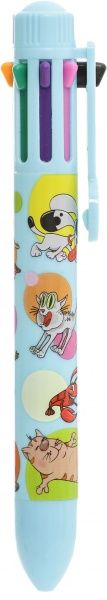 Ручка кулькова Centrum Crazy Pets 8 кольорів 0,7 мм 85575 