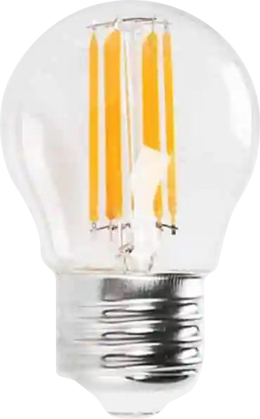 Лампа світлодіодна HOROZ ELECTRIC Filament Mini Globe G45 6 Вт E27 4200 К 220 В прозора 001-063-0006-030 