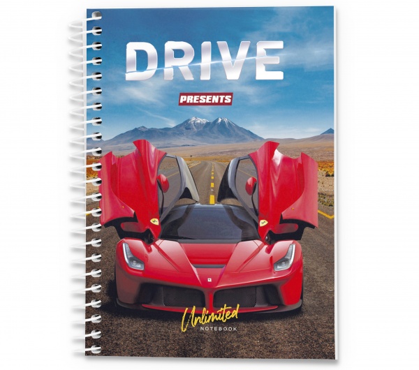 Блокнот Авто червоне А7 48 арк. 1В2320 Аркуш