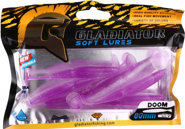 Силикон Gladiator 1080 75 мм 6 шт. DOOM - 3,2 #5