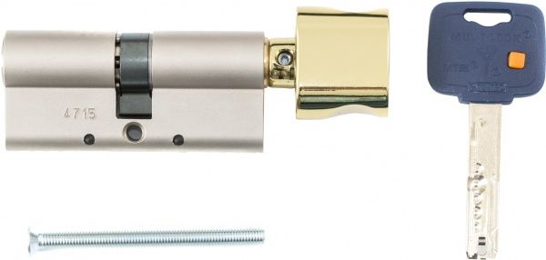 Цилиндр Mul-T-Lock MT5 35x35 ключ-вороток 70 мм никель