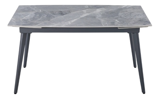 Стол обеденный Prestol Люкс 1200(1800)x800x760мм серый/серый