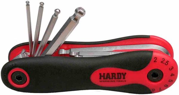 Набір ключів шестигранних Hardy 2224-380008