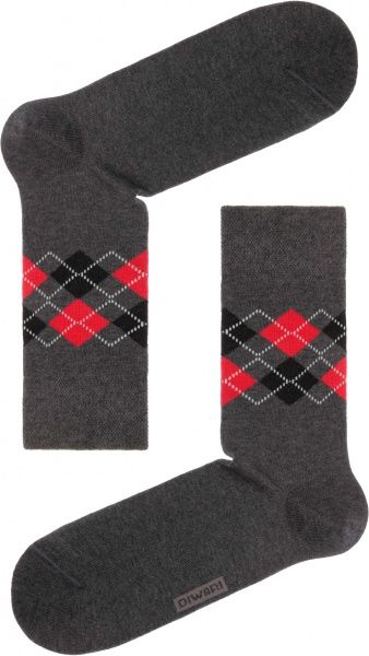 Шкарпетки чоловічі Conte Comfort (меланж) 7с-26СП 015 р. 25 темно-сірий 