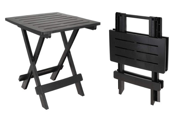 Стол пластиковый ProGarden ADIGE раскладной 44x44x50 антрацит ADI080AN