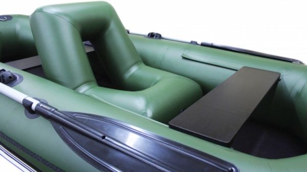 Крісло надувне для човна Ладья ПВХ ЛКН 310-330 зелений