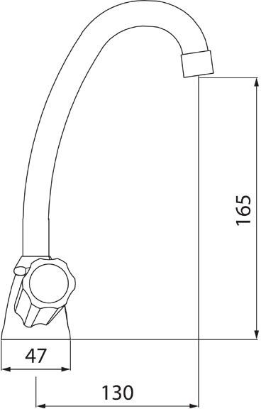 Змішувач для умивальника Ferro Standard BST 2