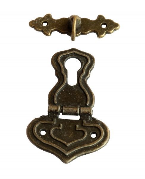 Замок старая латунь 38х64 мм 1 шт.