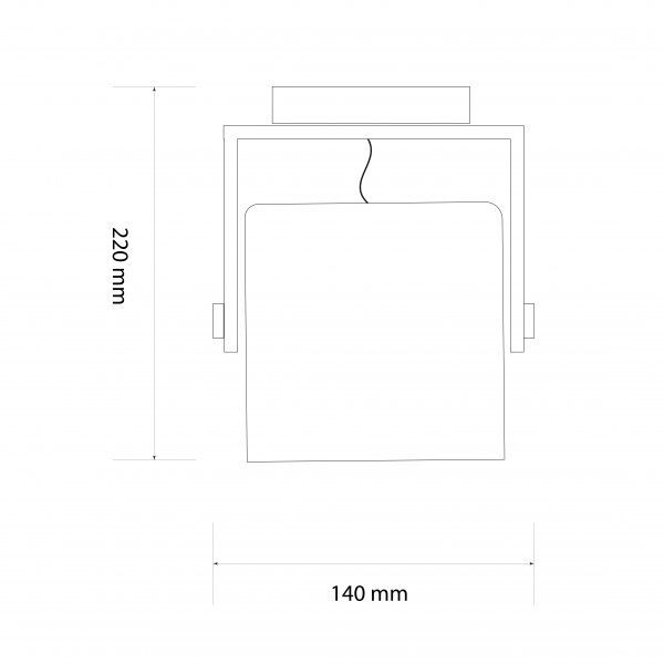 Бра Светкомплект Loft WLC 160 1x40 Вт E27 белый/дерево 