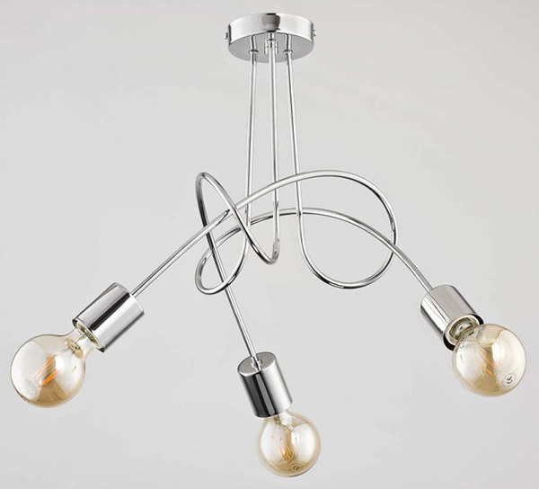 Люстра ALFA 24463 3x60 Вт E27 хром Tango 