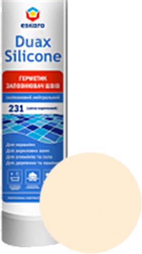 Герметик силиконовый Eskaro Duax Silicone №282 пудровый 300 мл