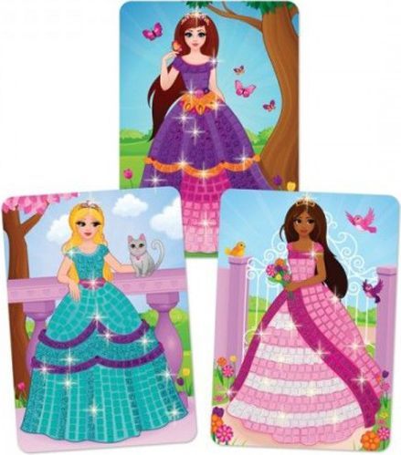 Ігровий набір ORB Стікерова мозаїка Яскраві принцеси 72377