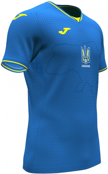 Футболка Joma FED. FUTBOL UCRANIA AT102404A709 р.XS синий