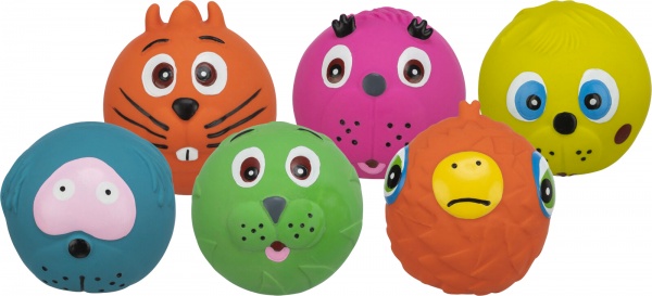 Игрушка для собак Trixie Faces латекс 6 см в ассортименте (3504)