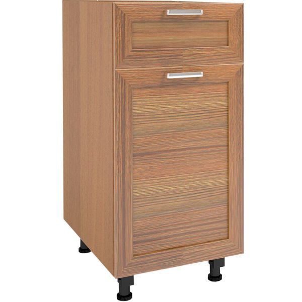 Тумба нижня МС Дуб родос Ням-1 40/82/52 (1+1) з метабоксом горіх лісовий рамковий Грейд