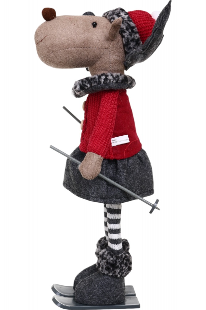 Декорация новогодняя Лось который стоит в ассортименте AH240748AB 56 см