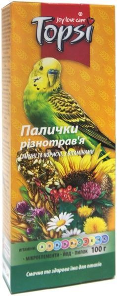 Корм Topsi Палички різнотрав’я 100 г