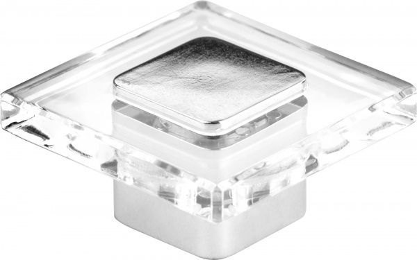 Меблева ручка полірований хром Poliplast 0414QTRASC