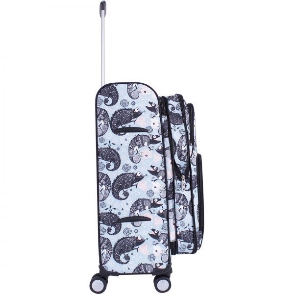 Чемодан Bagland Леон 70 л голубой 656 (0037966244) 