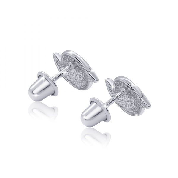 Серьги-пусеты UMa&UMi Птичка голубая