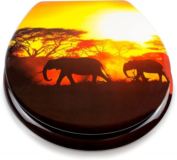 Сиденье для унитаза Rapal Elephant 138 3D-дизайн