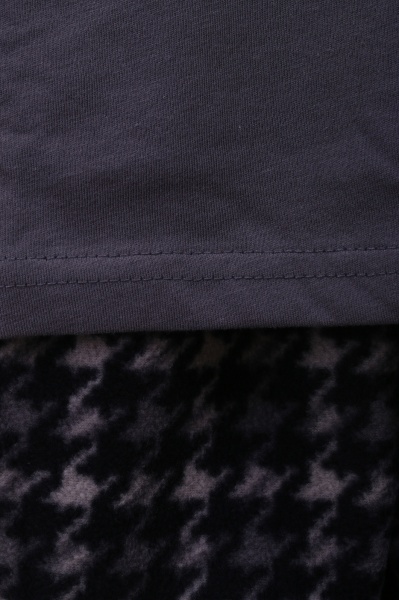 Костюм домашний мужской La Nuit Basic Check р. L светло-серый 