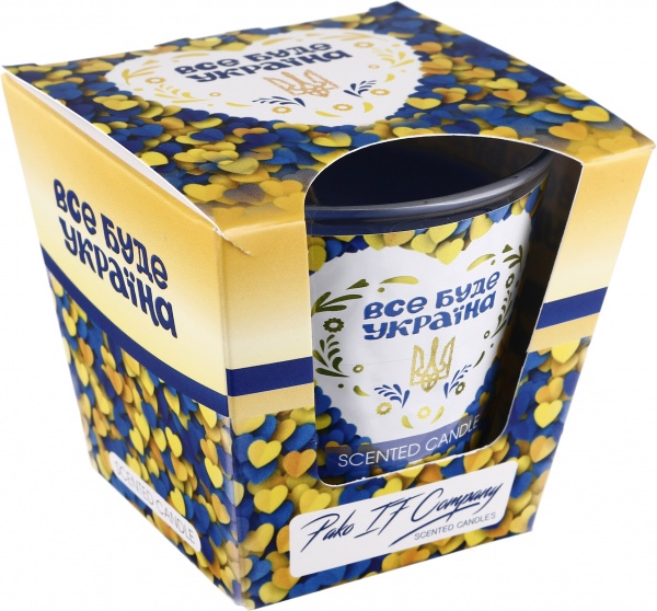 Свеча в стакане Pako-If Tindra Все будет Украина 3126 