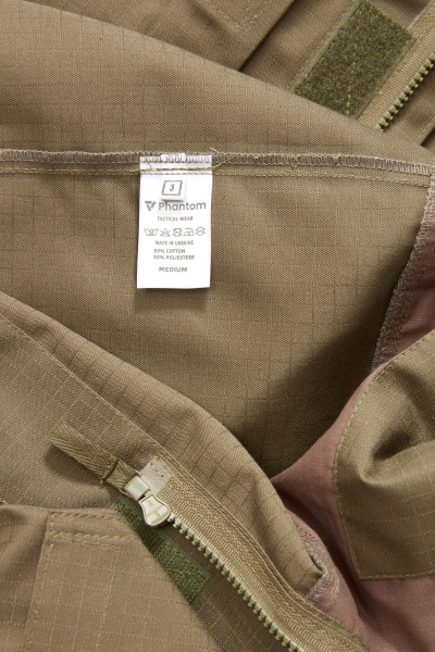 Китель Phantom TM тактический PH01 рост 4 цвет хаки (PHNTM00009) р.M