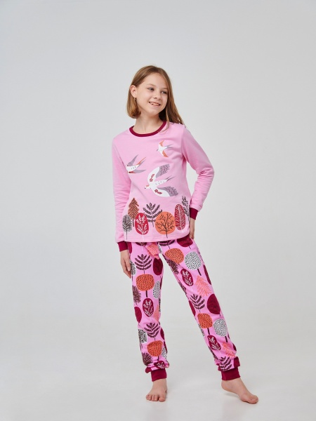 Піжама для дівчаток Smil 104696 р.128 рожевий 104696 