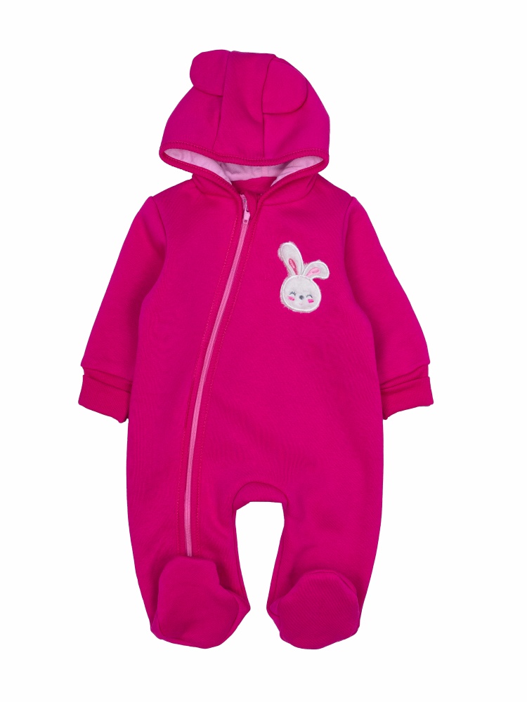 Комбинезон для девочки Маленькі Люди Зайчик р.74 малиновый 0357