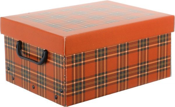 Ящик картонний Miss Space Клітинка 330x250x160 мм червоний