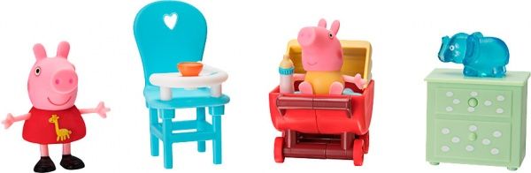 Игровой набор Peppa Pig в гостях у малыша Александра (со светловым эфектом) 
