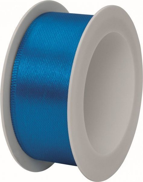 Стрічка декоративна STEWO сатинова Satin spool 2,5 см 3 м синій 