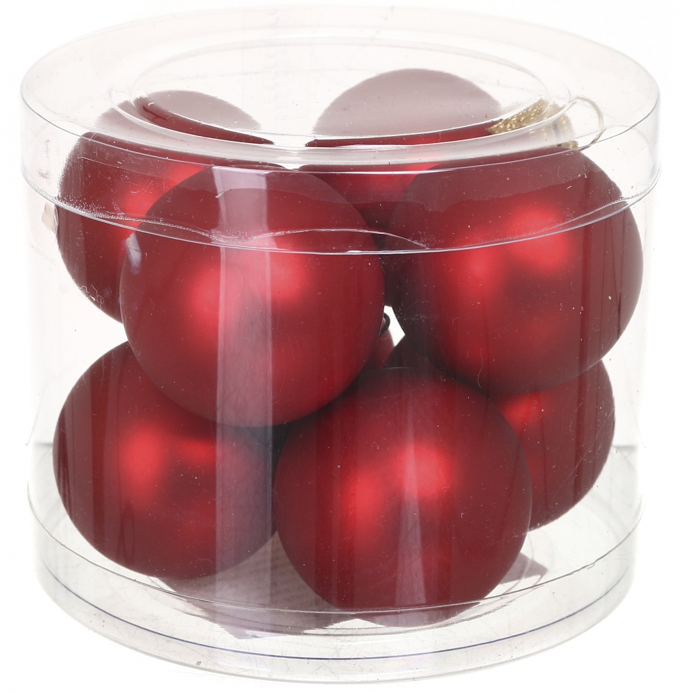 Набор елочных шаров в ассортименте d 40 мм 8 шт./уп.