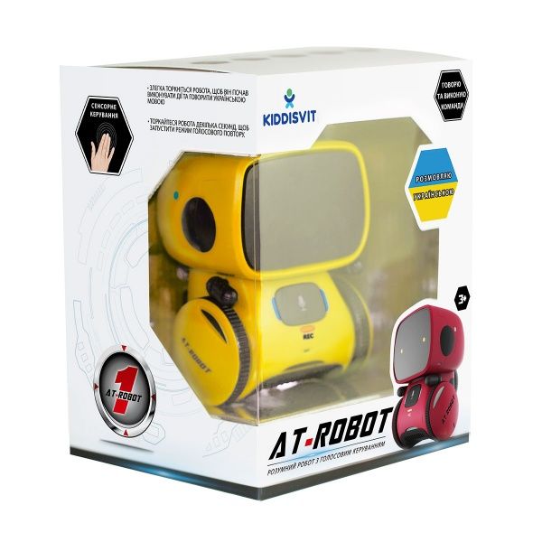 Інтерактивний робот AT-Robot з голосовим керуванням (жовтий) AT001-03-UKR