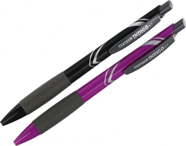 Набор ручек шариковых Centrum Silver синий 83879-2 