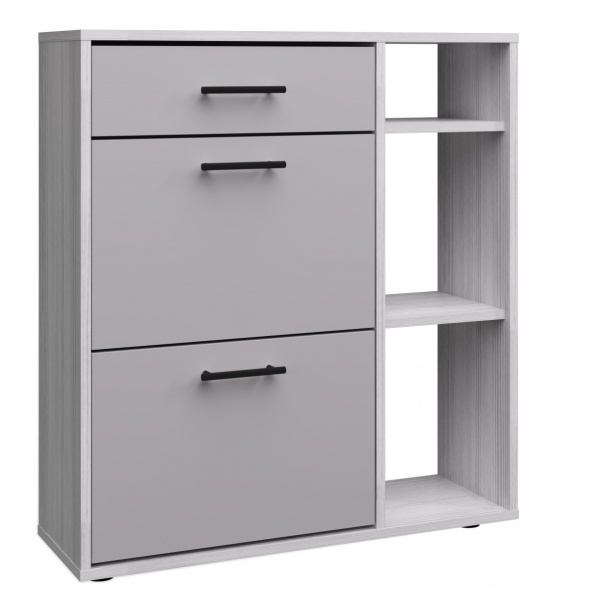 Тумба для взуття Visent Лоррі 900x300x1000 мм вибілене дерево 