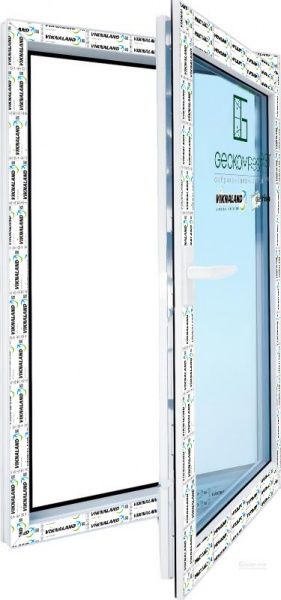 Окно поворотно-откидное VIKNALAND В 58 800x1200 мм правое 